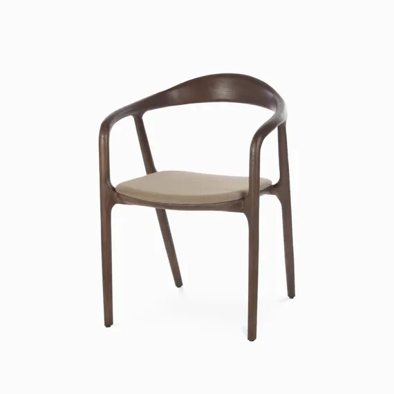 Стул с подлокотниками Esse Soft, коричневый