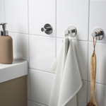Крючок для ванной самоклеящийся IKEA SKOGHALL (СКУГХАЛЬ), Серебряный, 3 шт