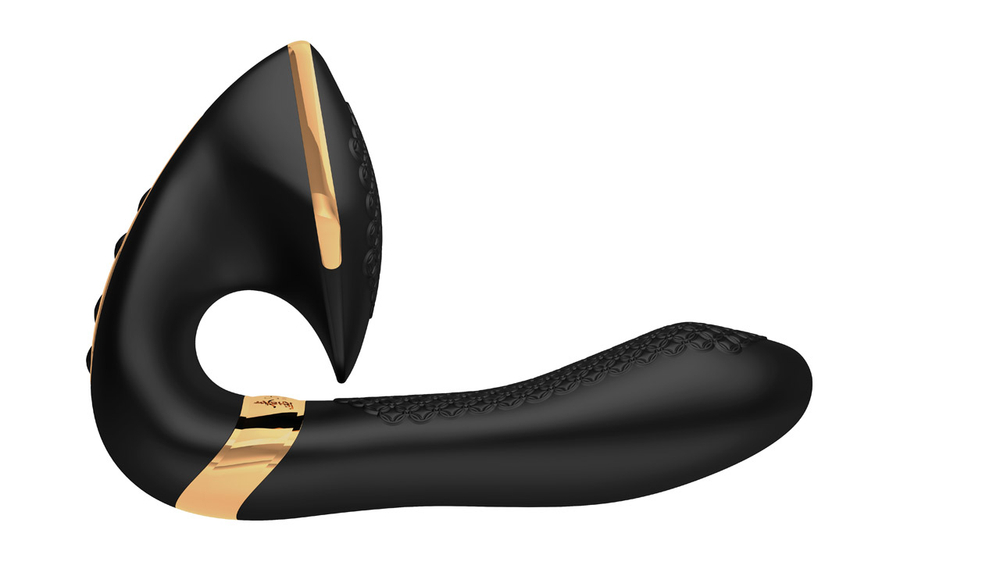 SOYO Вибростимулятор для клитора и зоны G с двумя независимыми моторами, чёрный