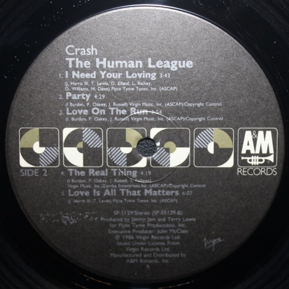 The Human League / Crash (LP)