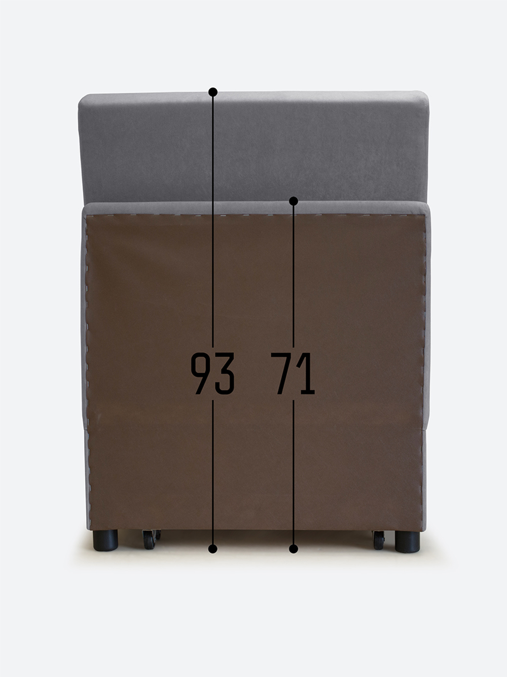 Кресло-кровать "Экономик" 70 см