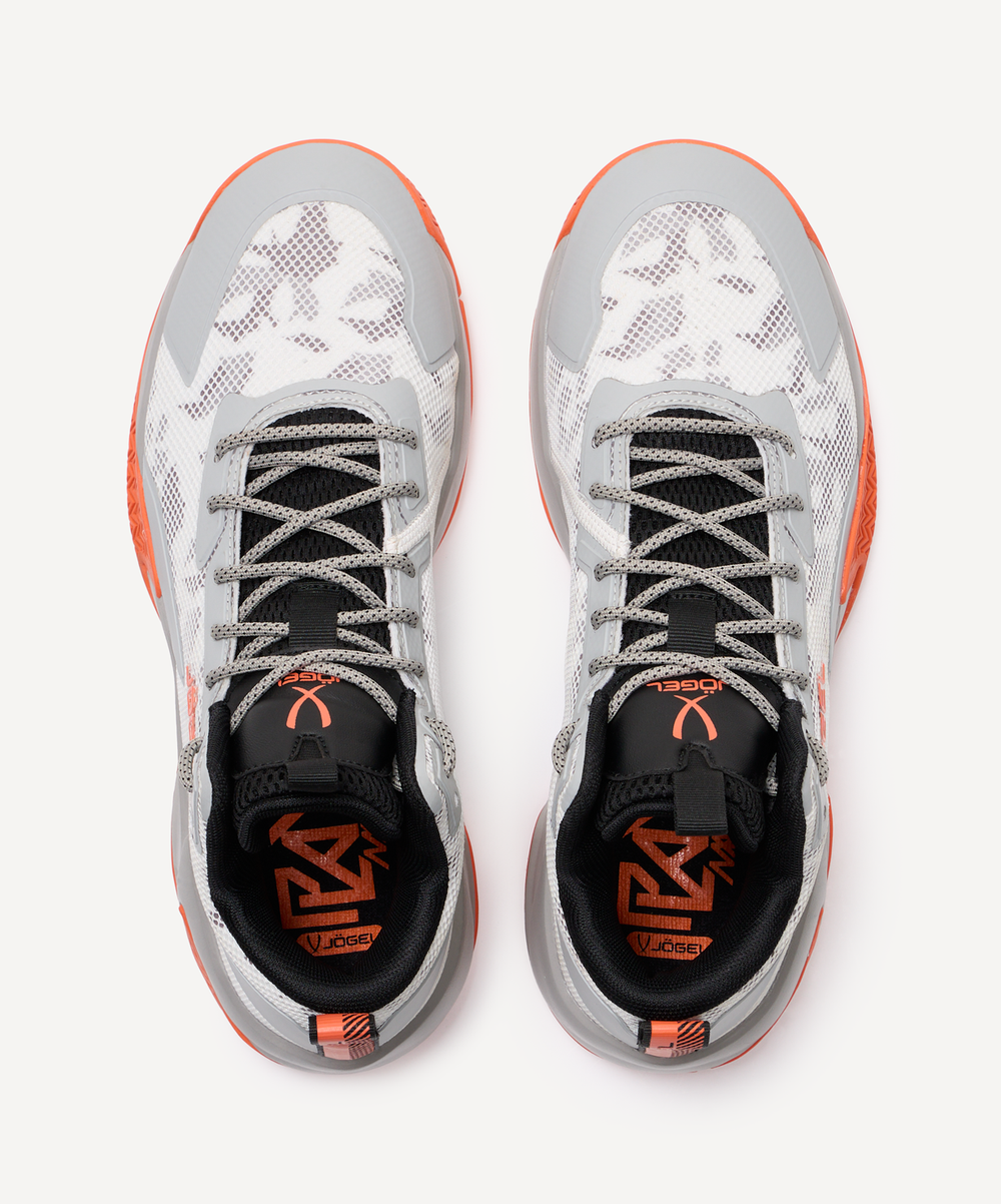 Кроссовки баскетбольные JÖGEL Playmaker, серый/оранжевый