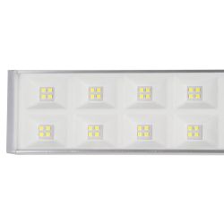 ULO-FL120C-100W-4000K-K SILVER LINKABLE Светильник светодиодный накладной. соединяемый. Белый свет 4000K. Корпус серебристый. Угол 120 градусов. ТМ Uniel