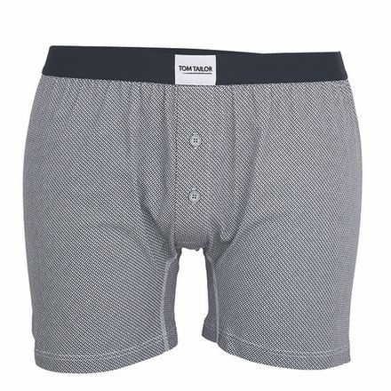 Мужские трусы-шорты темно-синие с принтом Tom Tailor 70373/5608 636