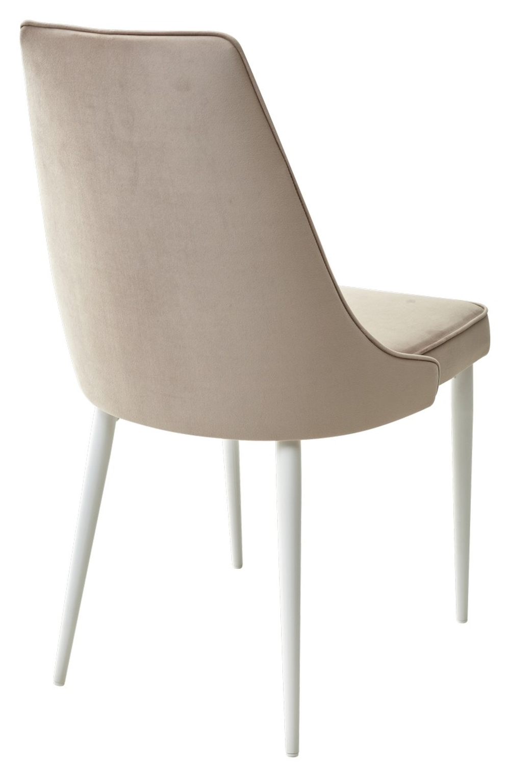 Стул М-City DISAUR Непал (Nepal-P) Латте 25, Велюр, Белый каркас