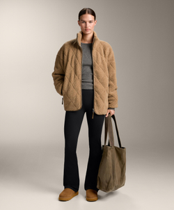 Oysho Футболка Base layer из трикотажа с рельефным узором, черный