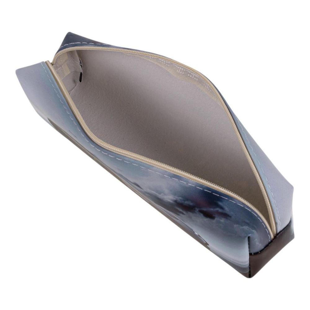 Пенал-косметичка 1 отд. 20*5,5*3,5см кожзам "Машина" 4 вида микс