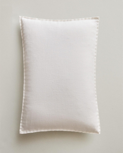 Zara Home наволочка декоративная из хлопка, экрю, 40x60 см · 6361/008