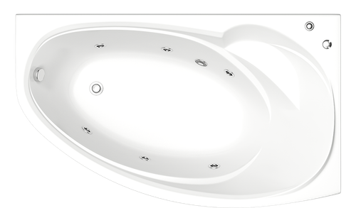 Гидромассажная ванна Bas Флорида R 160х88