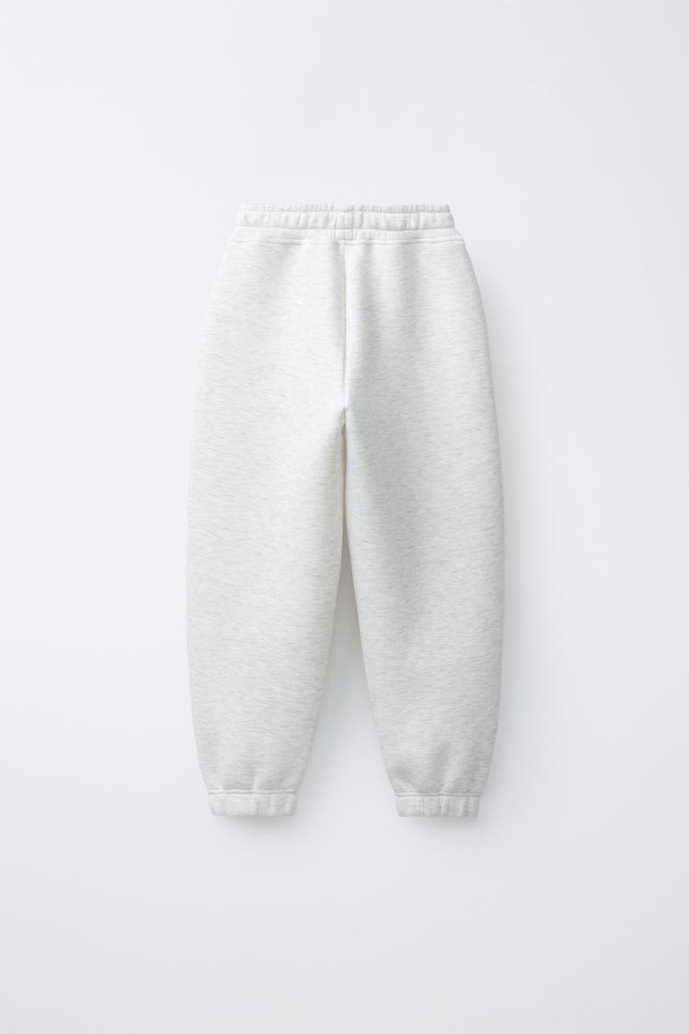 ZARA СПОРТИВНЫЕ БРЮКИ С ЛОГОТИПОМ, СЕРЫЙ МЕЛАНЖ