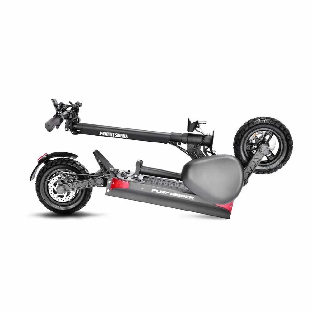 Электросамокат WHITE SIBERIA LUNA 5.0 - exclusive 800W с сиденьем