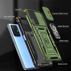 Чехол Safe Case с кольцом и защитой камеры для Xiaomi Mi 11T (Pro)