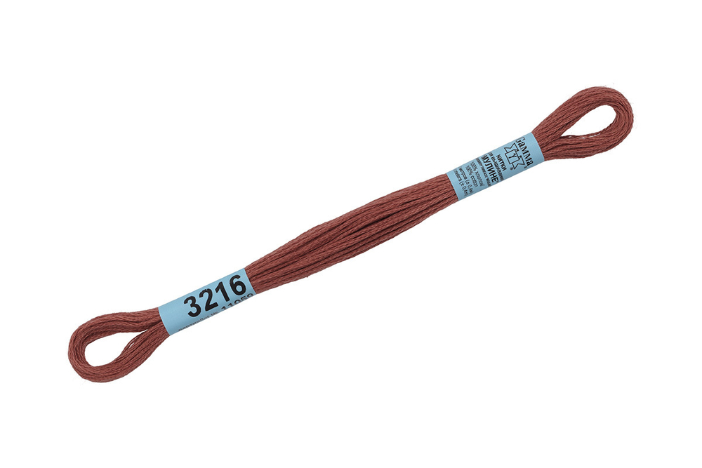 Мулине  "Gamma", 100% хлопок, 8 м, №3216