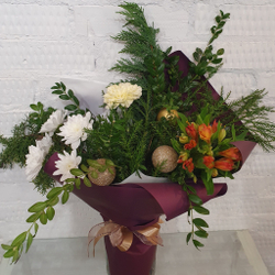 Букет сборный новогодний