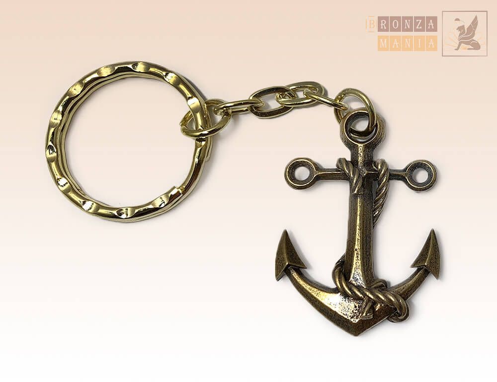 брелок Якорь с канатом