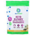 BioTRUST, Keto Elevate™, порошок из масла MCT, французская ваниль, 181 г (6,3 унции)