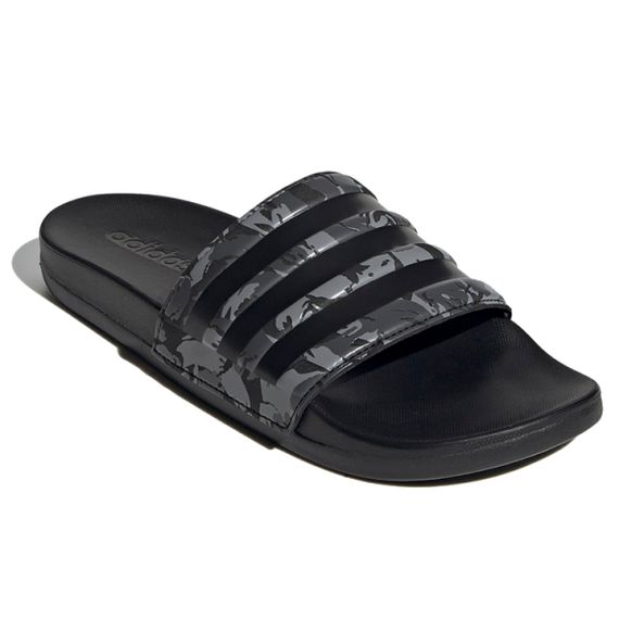 Adidas Adilette Comfort Slides 'Black Grey'
