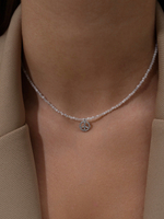 Чокер "Peace" из лунного камня Silver