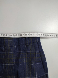 Брюки шерстяные в клетку 44 размер