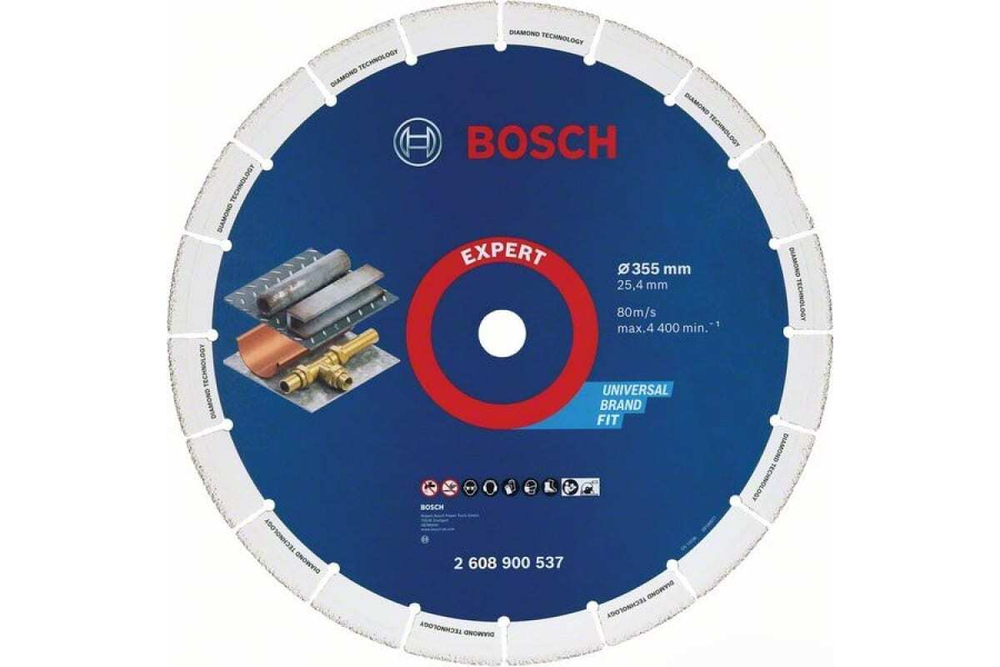 Диск алмазный по металлу (355х25.4 мм) Bosch 2608900537