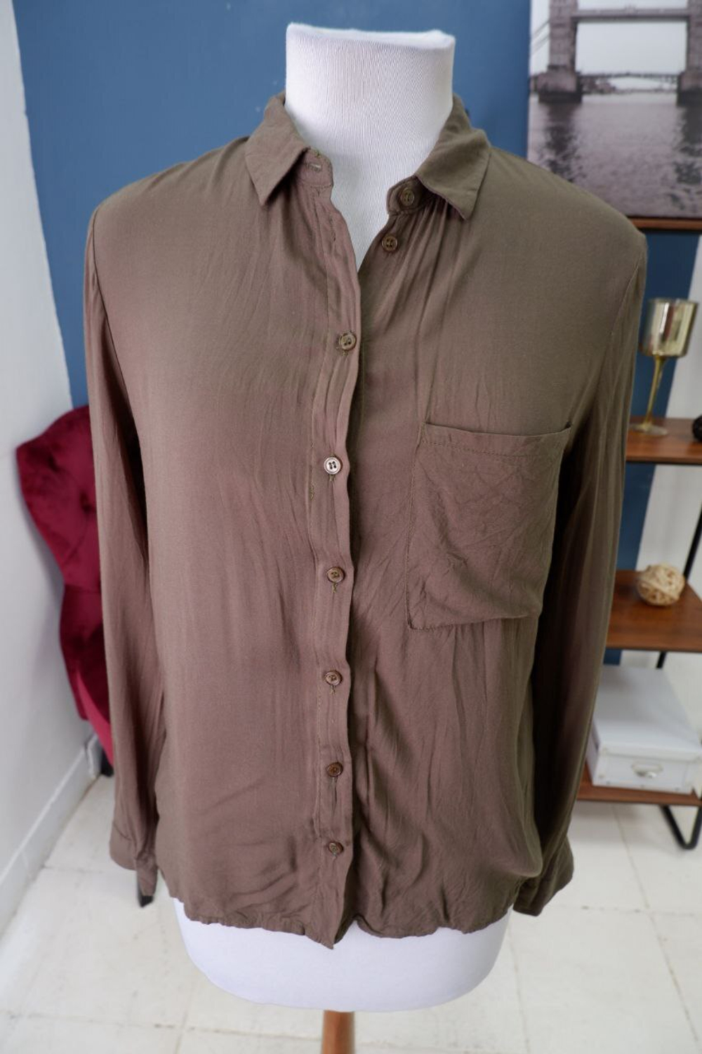 Блузка Befree с кармашком 44 размер