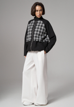 Бомбер удлиненный