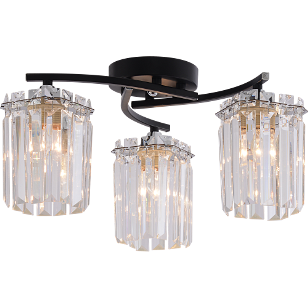 Люстра Rivoli   1062-303 3хЕ27 60 Вт хрусталь