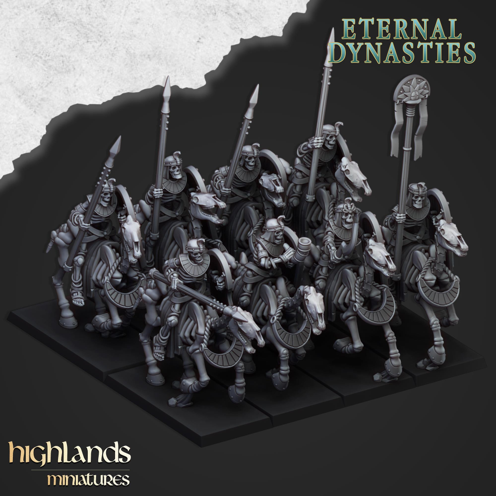 Tomb Kings Skeletal Cavalry Com Group