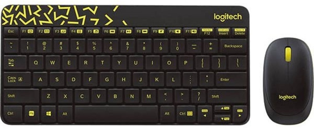 Клавиатура Logitech MK240 Nano 920-008213 черный + мышь