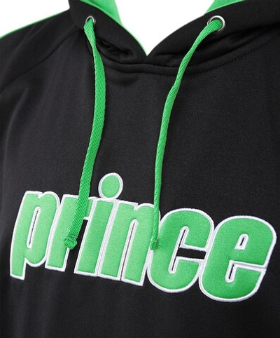 Кофта для мальчика теннисная Prince Jr Cotton Pullover Hoodie - black