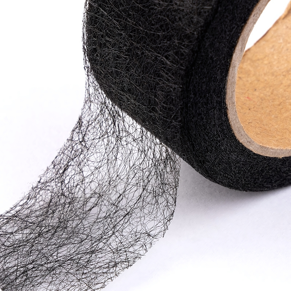 Лента паутинка термоклеевая 20мм*5м, цвет черный