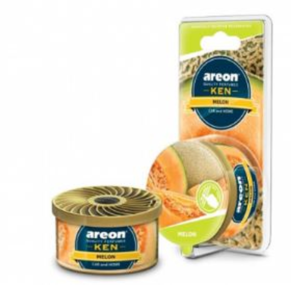 Ароматизатор в банке волокно Areon GEL KEN 35гр - Дыня\Melon 704-AKB-20-ЧЗБ