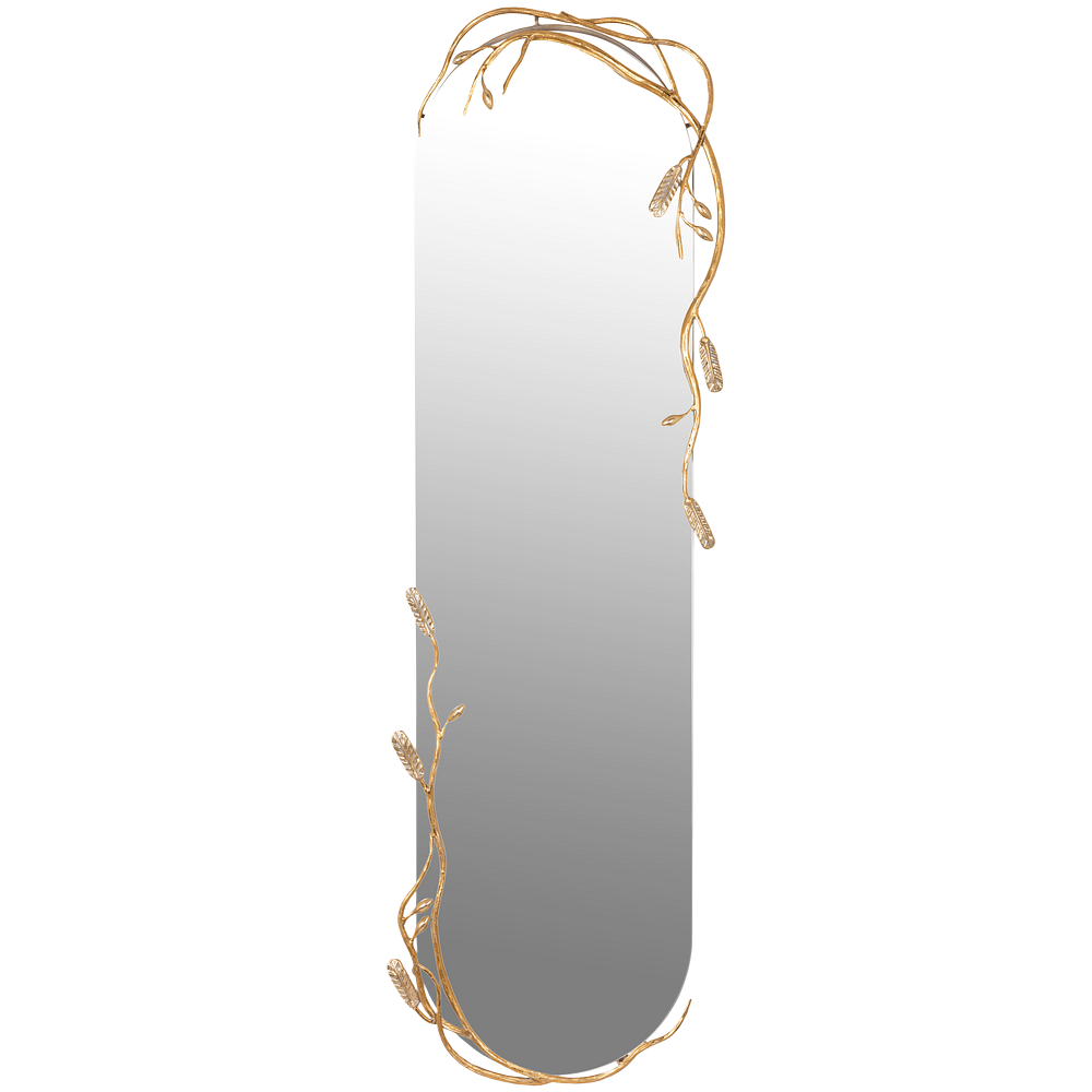 Настенное зеркало Oliva Branch (Олива Бранч) Айвори Мраморное золото