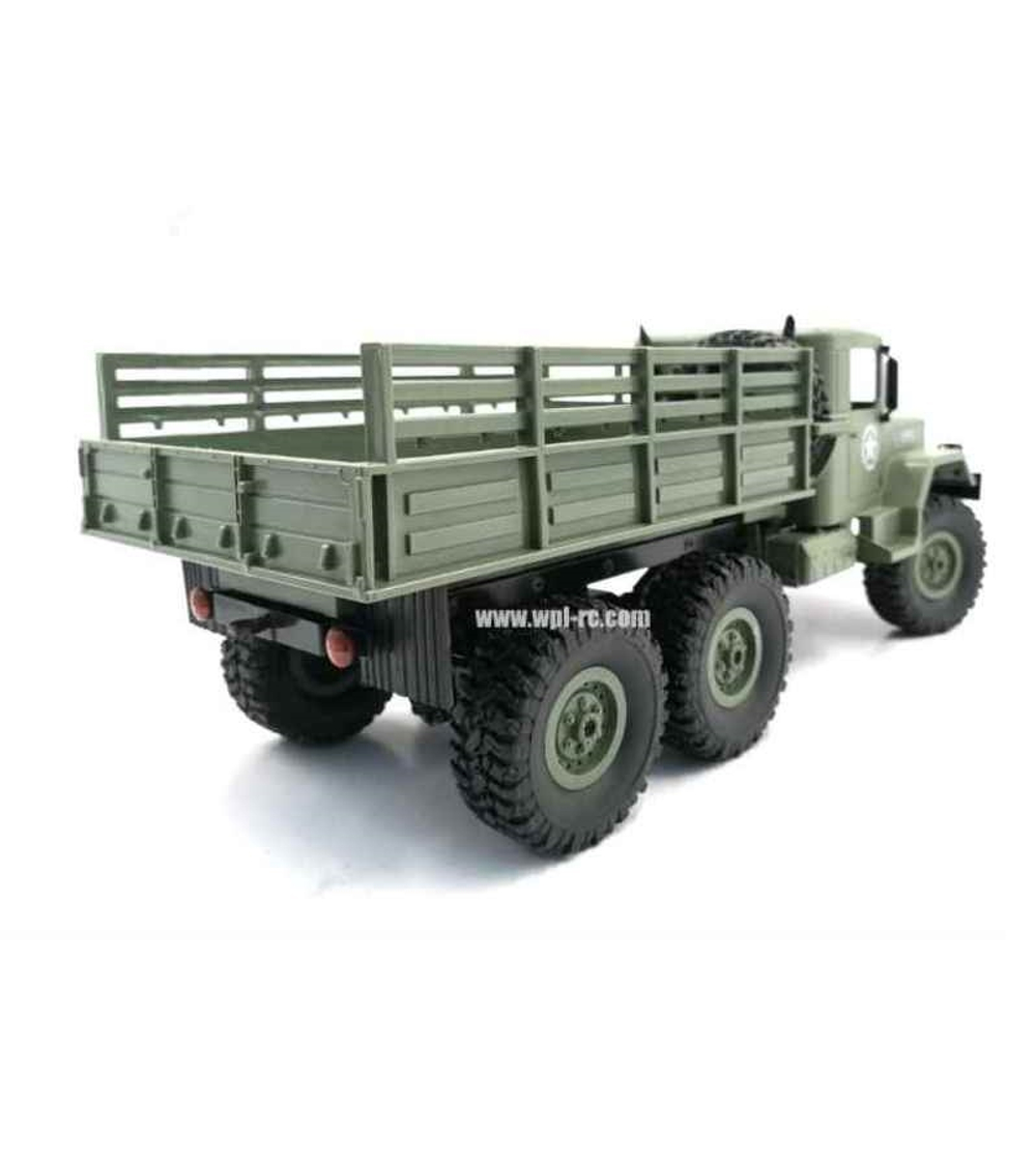 Радиоуправляемая машина WPL B-16R военный грузовик (серый) 6WD 2.4G 1/16 RTR