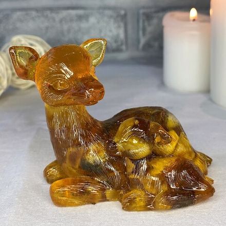 Мама с оленёнком