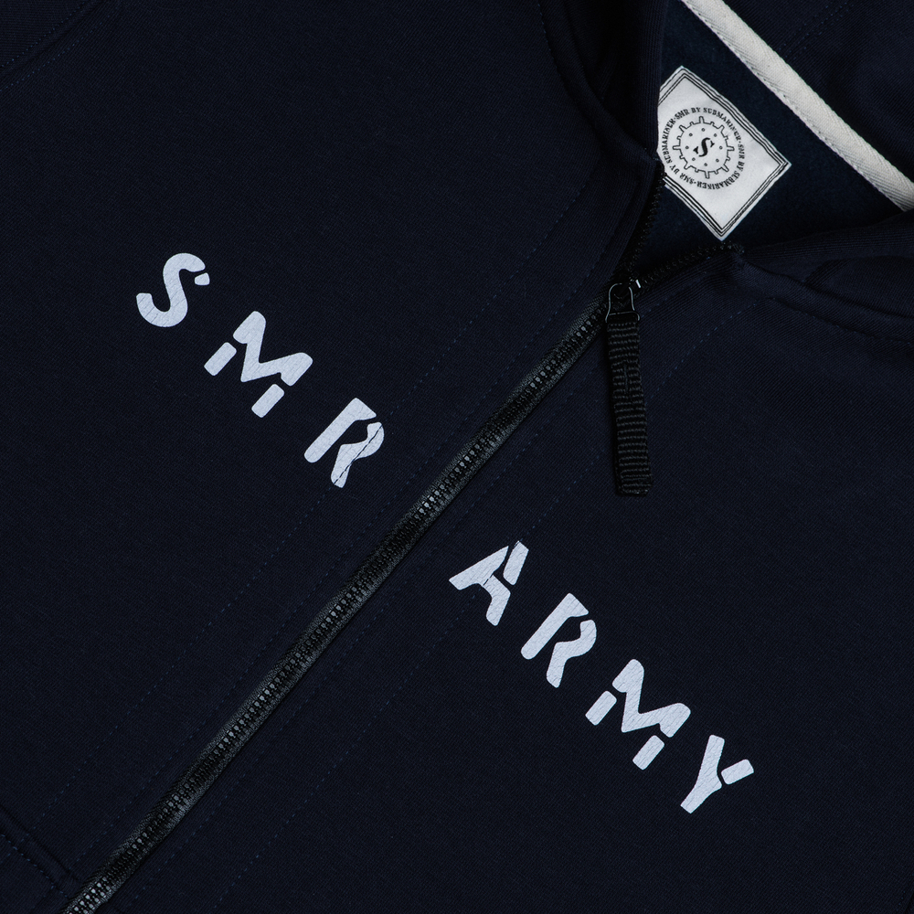 Hoodie FULL ZIP SMR ARMY Navy