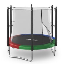 Батут UNIX Line Simple 8 ft (244 см) с внутренней защитной сеткой, цветной