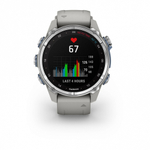 Часы для дайвинга Garmin Descent Mk3, 43 мм, дымчато-серый силиконовый ремешок, 010-02753-04
