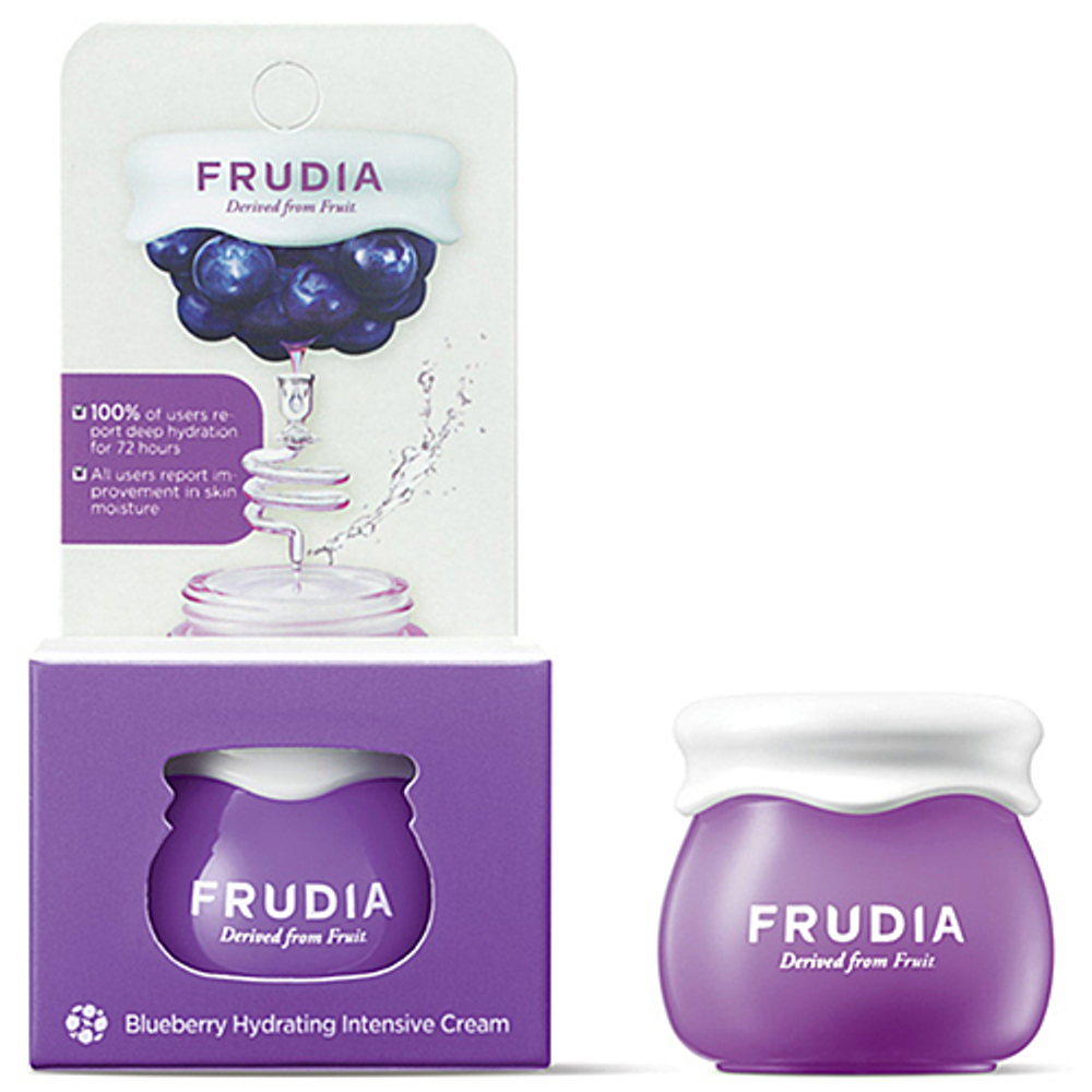 Frudia Крем интенсивно увлажняющий с черникой - Blueberry intensive hydrating cream, 10г