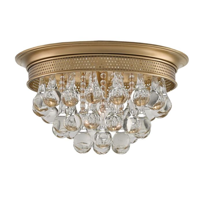 Потолочный светильник Currey &amp; Company Worthing Flush Mount 9999-0002