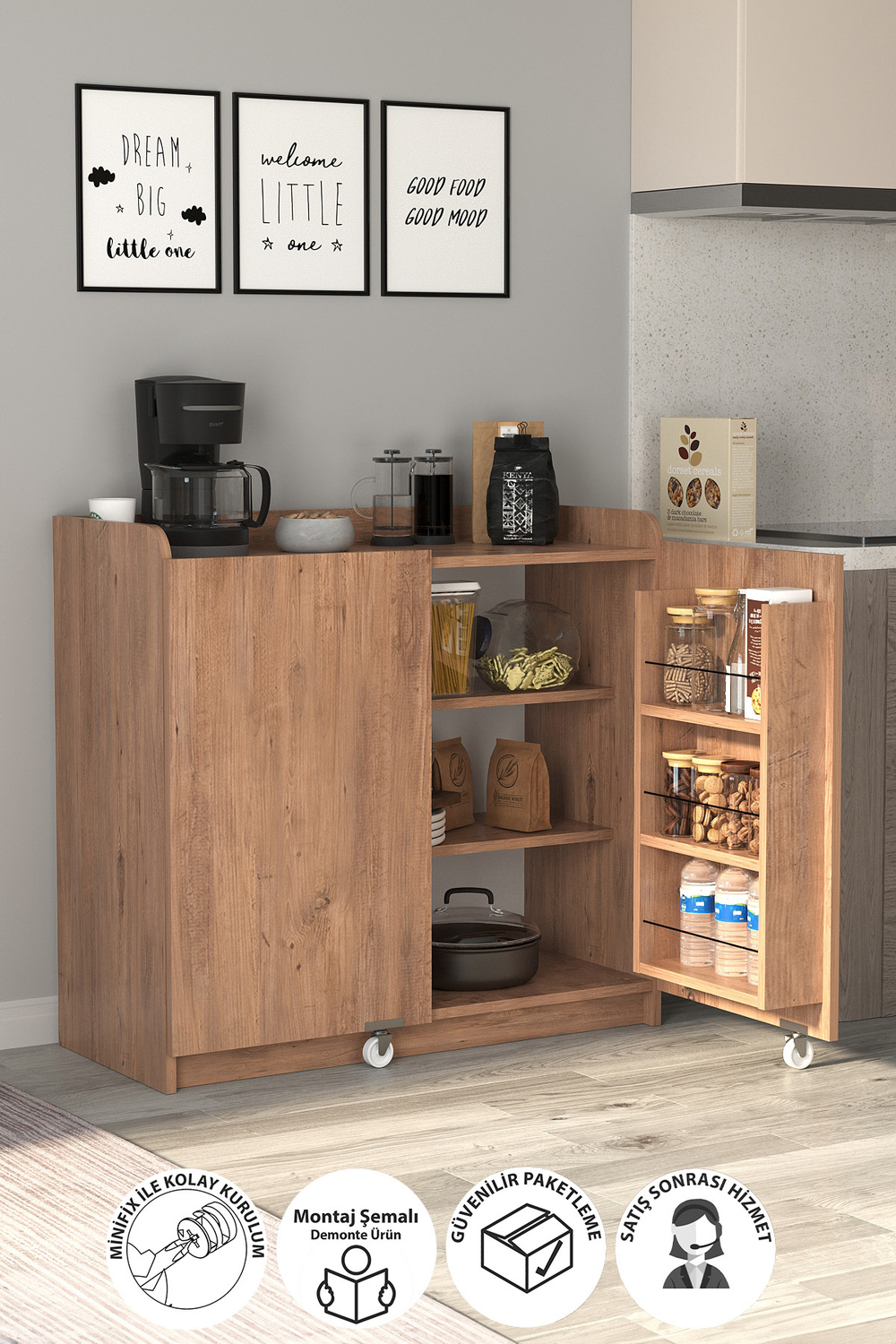 Кухонный шкаф GOKCE - сосна