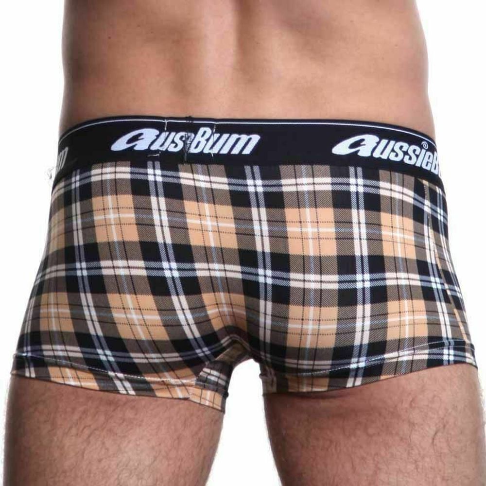 Мужские трусы хипсы бежевые Aussiebum AB00386