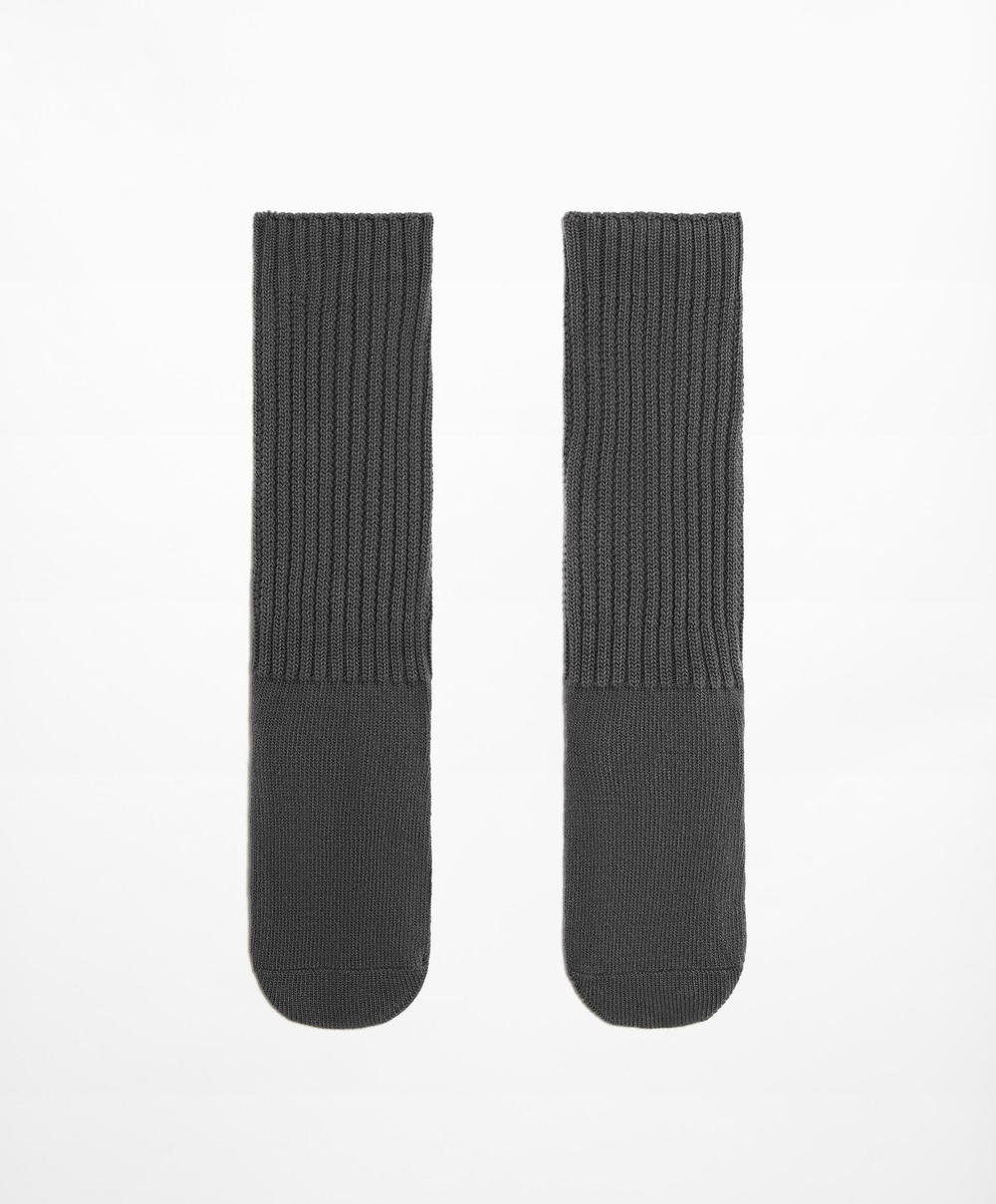 Oysho Хлопковые носки, графитовый