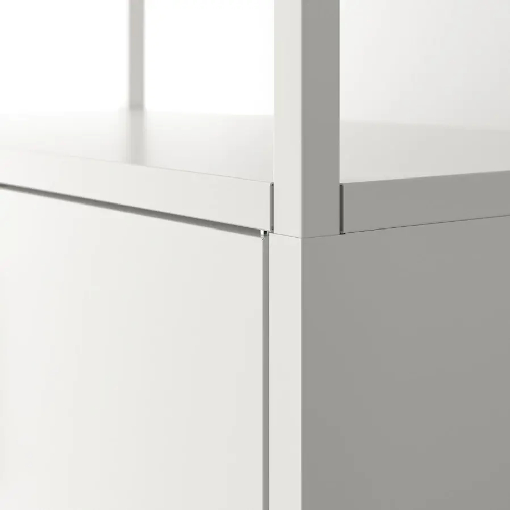 Комбинация шкафов - IKEA TROTTEN/ТРОТТЕН ИКЕА, 173х140 см, белый