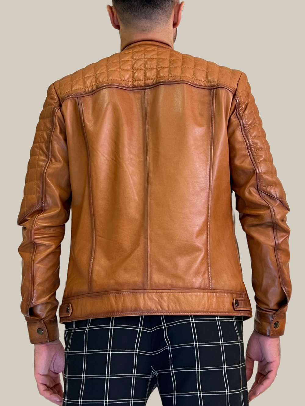 Мужская кожаная куртка