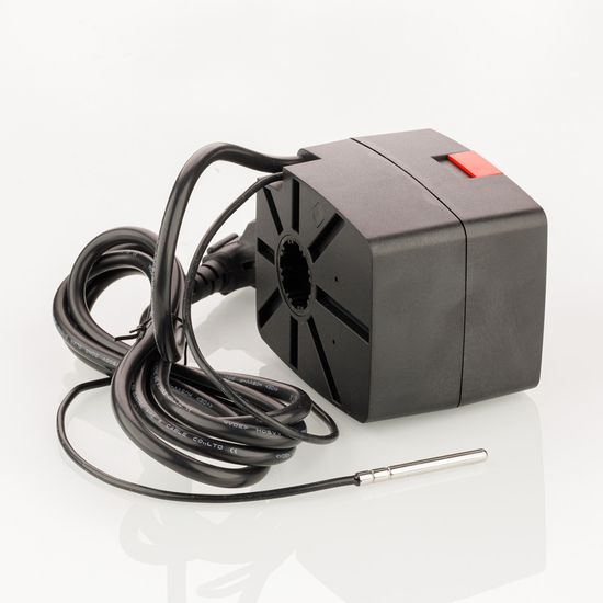 Электропривод Valtec VT.ACC10.C.0 поворотный со встроенным контроллером (230 В, 50 Гц, 120 с, 90°)