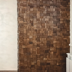 Деревянная мозаика для стен Wood Mosaic Хауз Дуб цвет венге