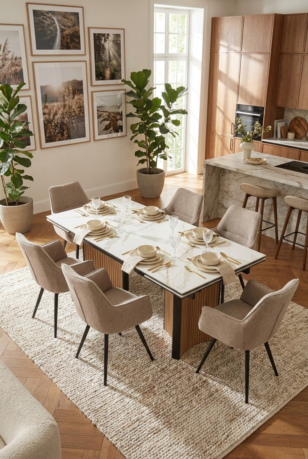 Стол М-City DISAUR Страдивари 180 116 Bg, керамика, Дуб Американский