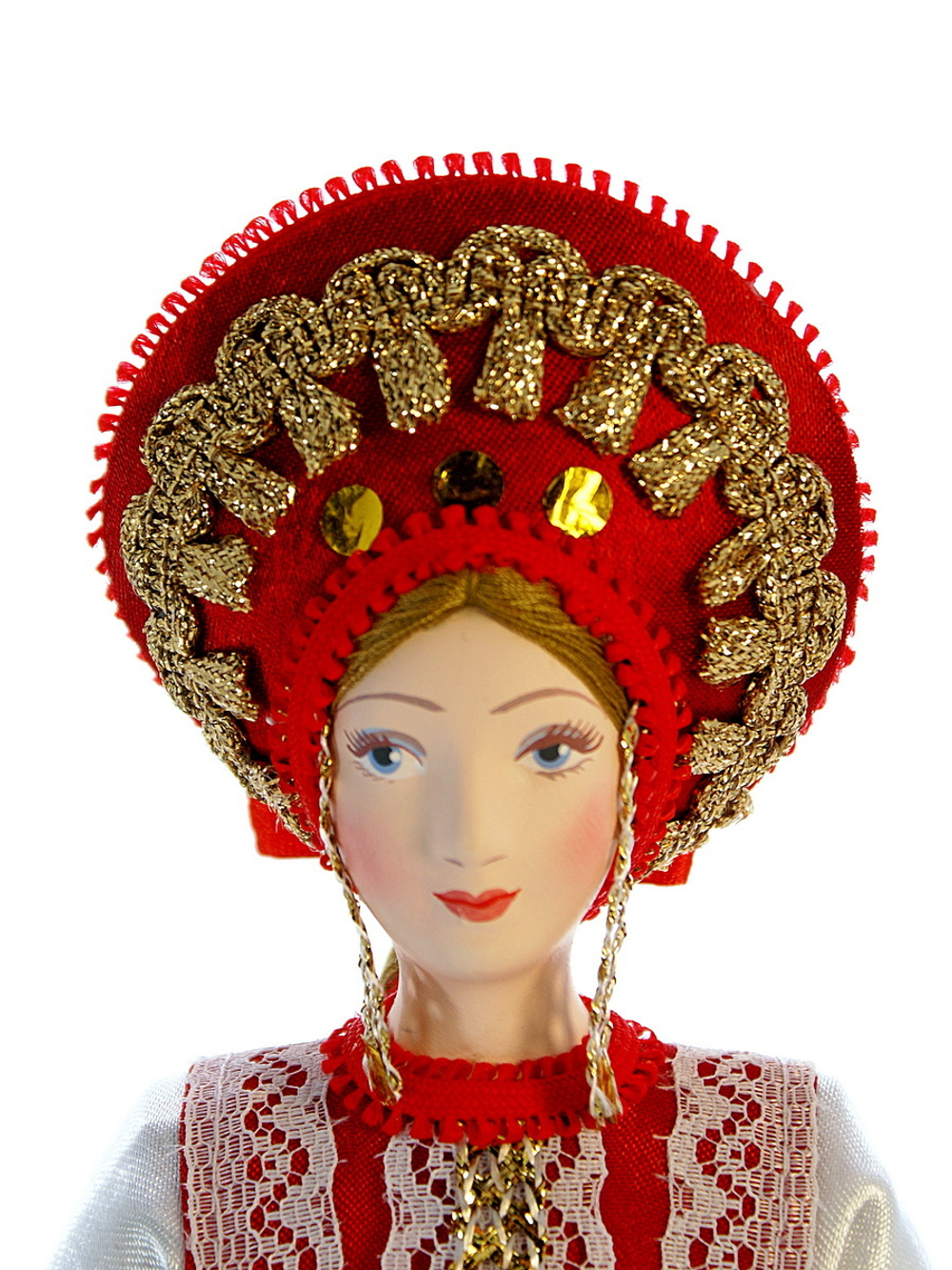 Кукла коллекционная в Девичьем летнем костюме