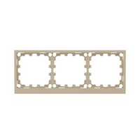 Рамка на 3 поста, KANT, ванильный марципан